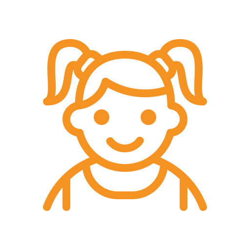 baby girl icon